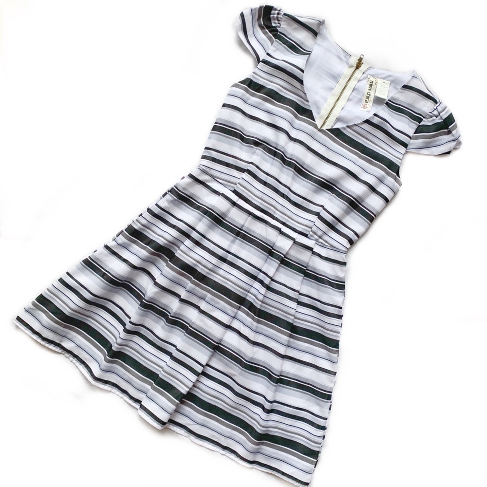 Mimi Chica Striped Cap Sleeve Summer Dress Size M